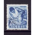 NIGERIA 1961 SG 92 2d DEEP BLUE POTTERY FINE US...