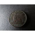 1866 QUEEN VICTORIA FARTHING FREE POST. AS