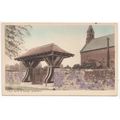 Church Lych Gate & Cross Gosforth Postcard Newc...