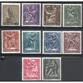 Vatican City 1966 - SG467/476 - Sculptures set ...