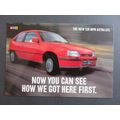 Vauxhall Astra GTE Now You Can See..... Postcard