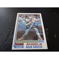1982 Topps Card # 284 Bob Grich Excellent-Mint ...