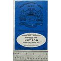 1974 programme Workington Town v. Huyton