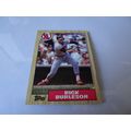 1987 Topps Card # 579 Rick Burleson Excellent (...