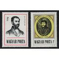 Hungary Writers' Anniversaries 2v 1976 MNH SG#3...