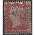 1858 SG43 1d Red Plate 85 Fine Used "ML".