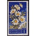 San Marino 1957 Flower 1L Used Stamp