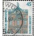 GERMANY, Rastatt Castle, light blue & orange 19...