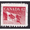 Canada 1991 Flag 42c Coil Stamp Fine Used SG 13...