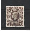 GB.SG478c £1 Brown.Fine Used.Jul25a