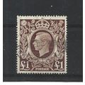 GB.SG478c £1 Brown.Fine Used.Jul25b