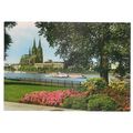 RHINE PARK, COLOGNE , unused vintage postcard =