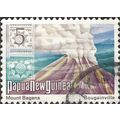 PAPUA NEW GUINEA, Mount Bagana, volcano, 1750 m, blue & violet 1973, 5c