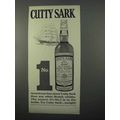 1966 Cutty Sark Scotch Ad - No. 1