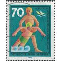 GERMANY, Lifeguard, green-blue 1970, 70pf