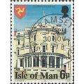 ISLE O MAN, Government Buildings, blue 1978, 6p...