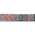 1921/1936 7 different values - fine used (o)