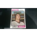 1974 Topps Card # 512 Joe Lahoud Very Good (3) ...