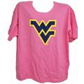 West Virginia Mountaineers Pink Scoop Neck Tee ...
