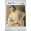 1983 Argyll 321 Lady's Lacy Cardigan, mohair