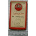 1946 OS 1" linen map Sheet 175 Okehampton, New ...