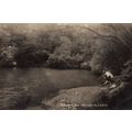 Fishing at Telephone Pool Wairakei Real Photo P...