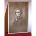 A LADY antique portrait photograph postcard by ...