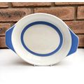 T G TG Green Cornishware OVAL BAKING GRATIN OVE...