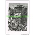 MARKET PLACE, SEGOVIA, SPAIN, Book Illustration...