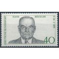 Birth Centenary of Hans Bockler - West Germany ...