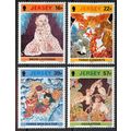 JERSEY SG587-590 1992 BATIK DESIGNS ~ UNMOUNTED...