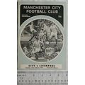 1973 programme Manchester City v. Liverpool