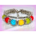 Sale PRICE Tibetan Silver Hill Tribe Style Bead...