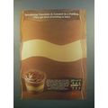 1998 Jell-O Chocolate Caramel Pudding Snack Cups Ad