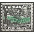 Cyprus 1938 SG161 45pi Green & Black Fine Used ...