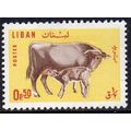 Lebanon 1965 Domestic Animals - Cow and Calf 0....