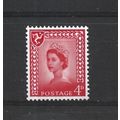IsleofMan.SG6 4d Bright Vermilion.Mounted Mint....