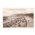 PRINTED POSTCARD OF BEACH PROMENADE & PENMAEN H...