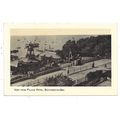 REAL PHOTOGRAPHIC POSTCARD VIEW FROM PALACE HOT...