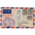 1955 POLAR ROUTE 1st FLIGHT SYDNEY TO AMSTERDAM...