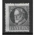 BAVARIA 1914 KING LUDWIG III 2pf SLATE SG E171A...