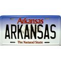 Arkansas License Plate Novelty Fridge Magnet