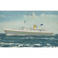 SS Statendam Dutch Lines Ship Vintage Postcard