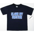 NWT Heckler Boy's SS Navy Blame My Brother 100%...