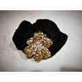 Flower shaped hair tie pony tail holder scrunch...