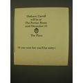 1961 The Plaza Hotel Ad - Diahann Carroll will ...