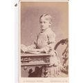 VICTORIAN CDV PHOTO- YOUNG GIRL, PRETTY DRESS, ...