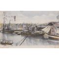 EC903 BRISTOL - THE DOCKS. PRINTED POSTCARD. CO...