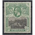 St Helena 1912 SG72 1/2d Black & Green Mounted ...