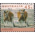 AUSTRALIA, MAMMALS, Two Kangeroo, brown 1994, 45c